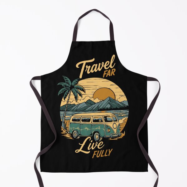 Item preview, Travel Far Live Fully Vintage Camper Van T-Shirt designed and sold by phsycartwork.
