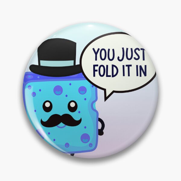Item preview, Mustache Blue Cheese  You just Fold it in!  designed and sold by DibujandoPorfa.