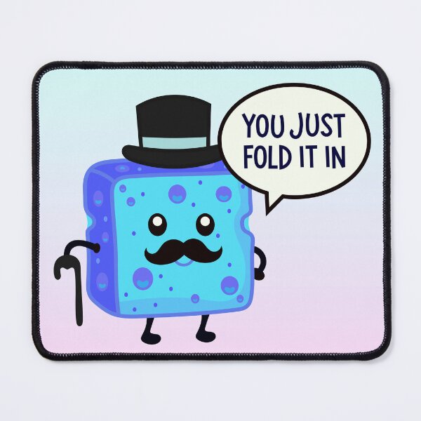 Item preview, Mustache Blue Cheese You just Fold it in! designed and sold by DibujandoPorfa.