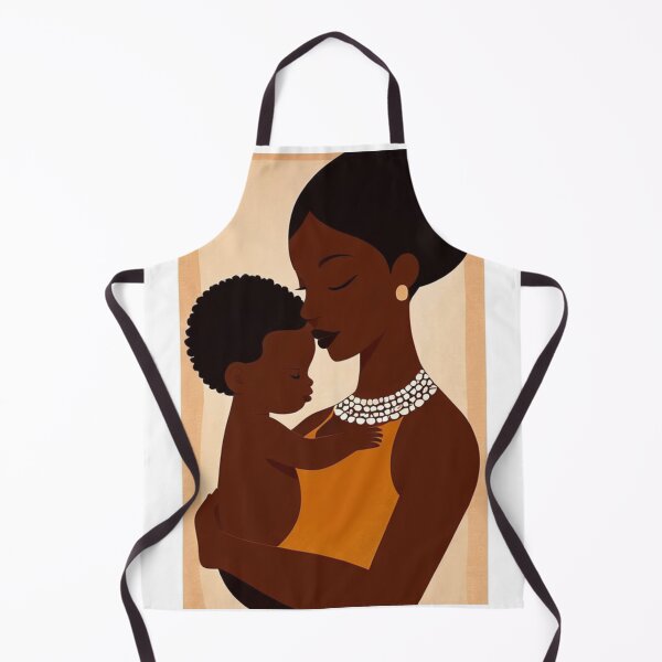 Aperçu de l'œuvre Art - Representation of a Black Mother and Child, Celebration of Heritage créée et vendue par Beat-It.
