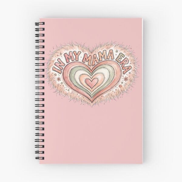 Item preview, Retro In My Mama Era Groovy Concentric Fluffy Heart designed and sold by BreezifyDesignStudio.
