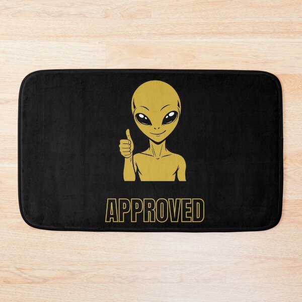 Item preview, ZORGO Signals Gold Edition – Funny Alien Hand Gesture | Minimalist Space Character Sticker designed and sold by The-Visitors.