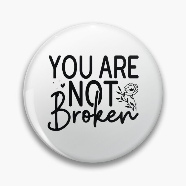 Item preview, You Are Not Broken - Mental Health Quotes Retro Vintage Aesthetic Cute Self Care Therapy Support Gift designed and sold by FuzionRaptor.