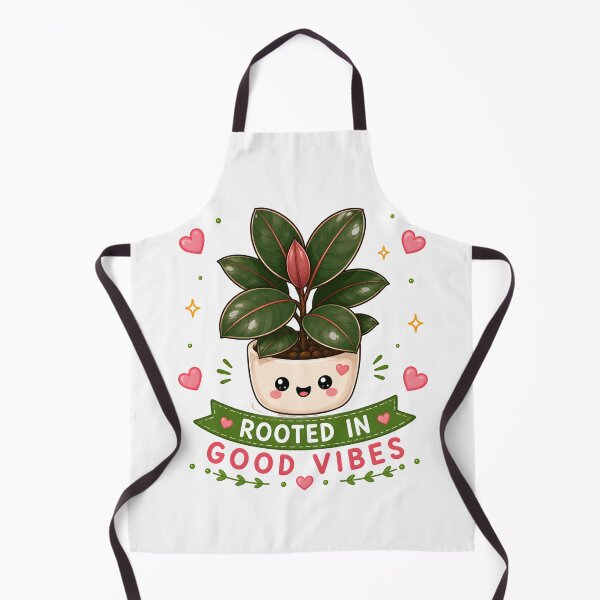 Item preview, Rubber Plant – Rooted in Good Vibes | Cute Botanical Art designed and sold by Peace-of-mind.