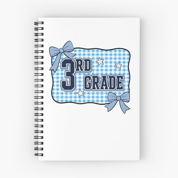 Item preview, Third Grade Teacher Blue Gingham Bow Classroom Pride designed and sold by FreshVibe Prints.