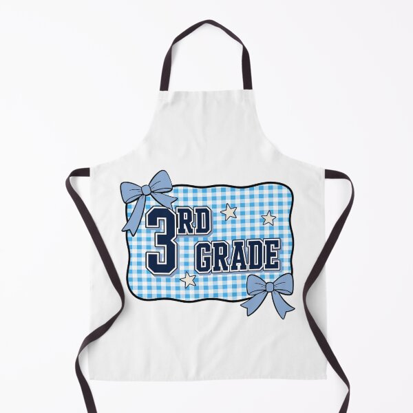 Item preview, Third Grade Teacher Blue Gingham Bow Classroom Pride designed and sold by FreshVibe Prints.