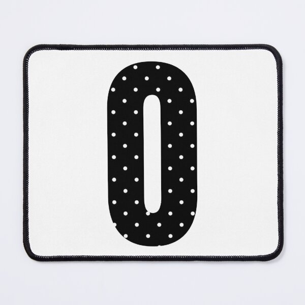 Item preview, Number Zero White Dots  designed and sold by uunaa.