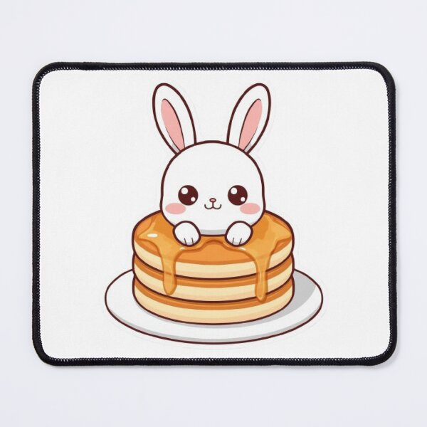 Item preview, Kawaii Pancake Bunny | Cute Breakfast Rabbit Sticker designed and sold by Stylestickers55.