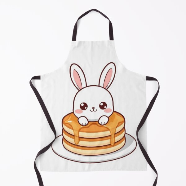 Item preview, Kawaii Pancake Bunny | Cute Breakfast Rabbit Sticker designed and sold by Stylestickers55.