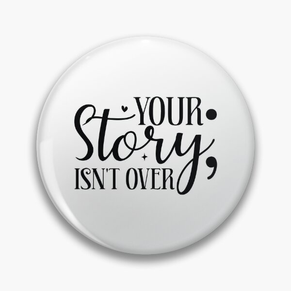Item preview, Your Story Isnt Over Semicolon - Mental Health Quotes Retro Vintage Aesthetic Cute Self Care Gift designed and sold by FuzionRaptor.