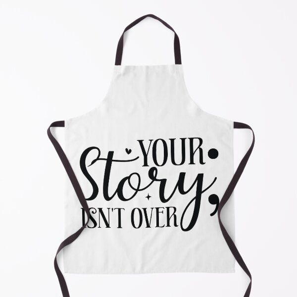 Item preview, Your Story Isnt Over Semicolon - Mental Health Quotes Retro Vintage Aesthetic Cute Self Care Gift designed and sold by FuzionRaptor.