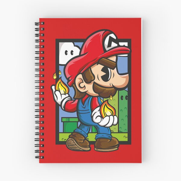 Item preview, Red Cap Plumber with Fire Flames | Fiery Handyman Graphic Design designed and sold by MerlinWear.