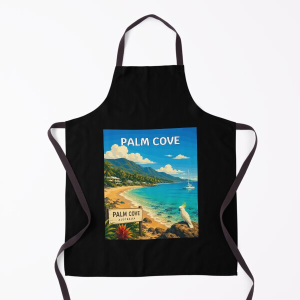 Item preview, Palm Cove Queensland, Australia Vintage Art Travel Landscape designed and sold by MaateoDesign.