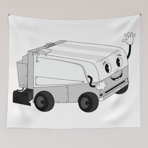 Item preview, Zamboni Cartoon designed and sold by Heather H Designs .