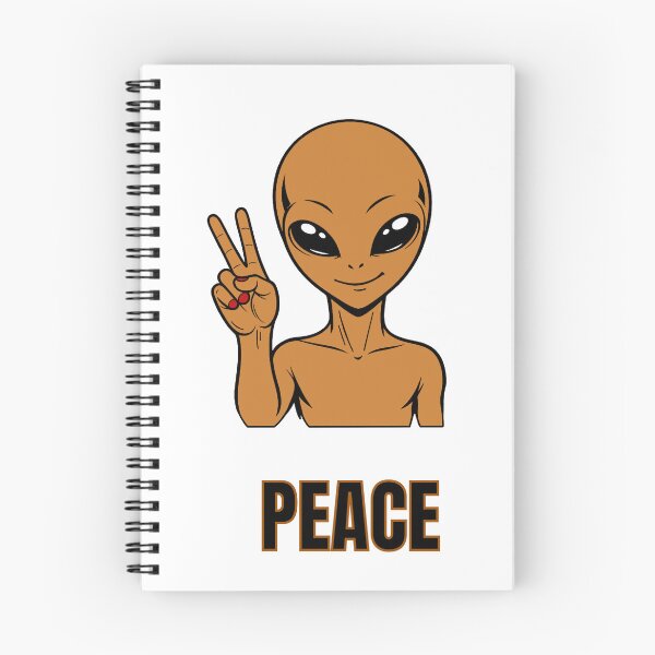 Item preview, ZORGO Signals Bronze Edition – Funny Alien Hand Gesture | Minimalist Space Character Sticker designed and sold by The-Visitors.