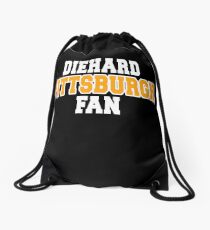 Die Hard Pittsburgh Fan Sports Gift Apparel Decal Team Drawstring Bag