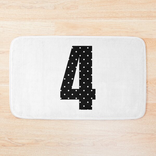 Item preview, Number Four White Dots  designed and sold by uunaa.