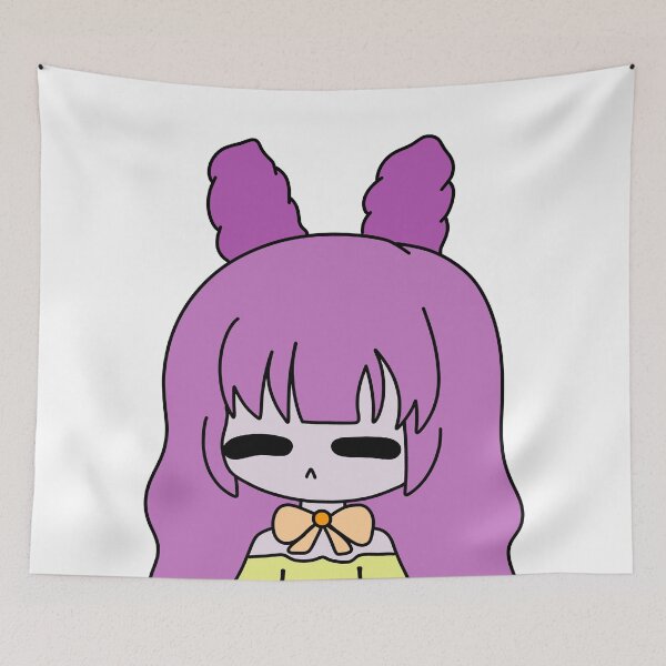 Item preview, Sleepy Purple Bunny Ear designed and sold by TheDoraShields.