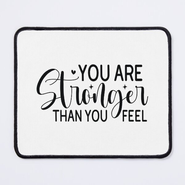 Item preview, You Are Stronger Than You Feel - Mental Health Quotes Retro Vintage Aesthetic Cute Self Care Gift designed and sold by FuzionRaptor.