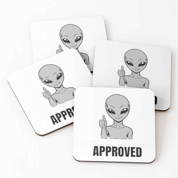 Item preview, ZORGO Signals Silver Edition – Funny Alien Hand Gesture | Minimalist Space Character Sticker designed and sold by The-Visitors.