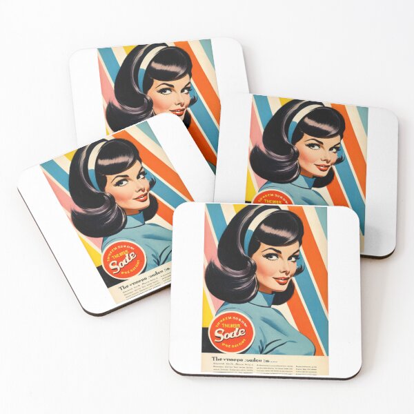 Item preview, Advertising - 1950s Soft Drink Poster, Art Deco Glamour designed and sold by Beat-It.