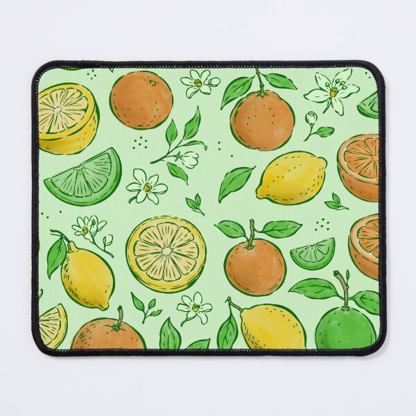 Item preview, Watercolor Citrus Fruits & Florals designed and sold by PipermintPress.