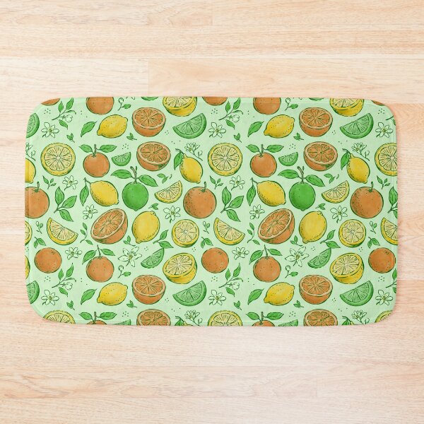 Item preview, Watercolor Citrus Fruits & Florals designed and sold by PipermintPress.