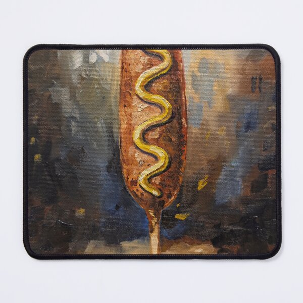 Item preview, una pintura de un perrito caliente designed and sold by Doug Paints.