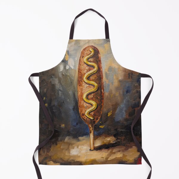 Item preview, a painting of a corn dog designed and sold by Doug Paints.