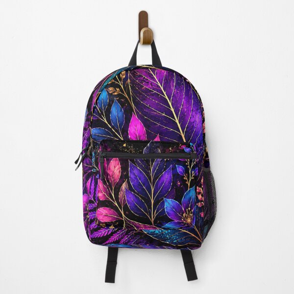 Item preview, Neon Botanical Watercolor Art — Dark Floral Illustration designed and sold by Aureva Arts Shop.
