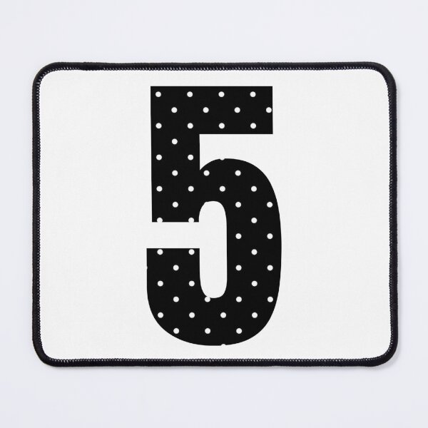 Item preview, Number Five White Dots designed and sold by uunaa.