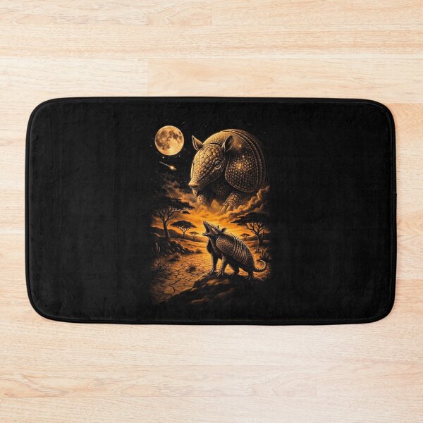 Item preview, Mystical Armadillo Howling At Moon Desert Wildlife designed and sold by d247.