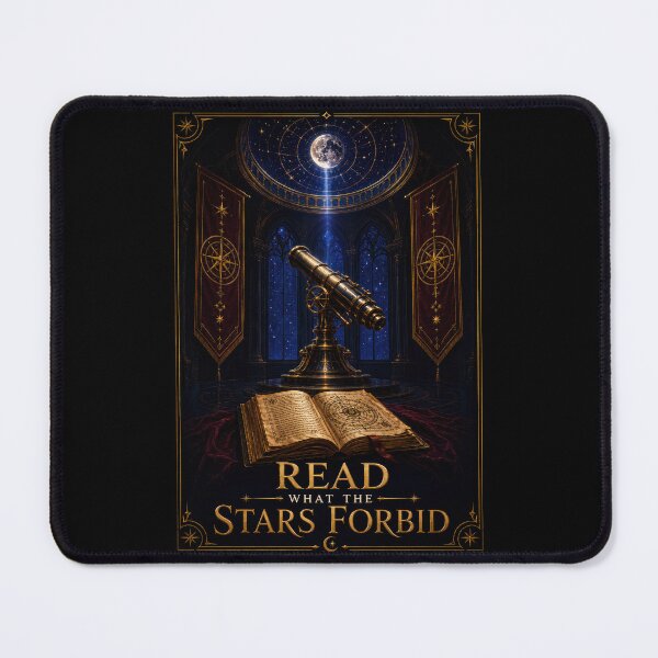 Item preview, Read What the Stars Forbid Celestial Library Poster designed and sold by Sketchlegacy.