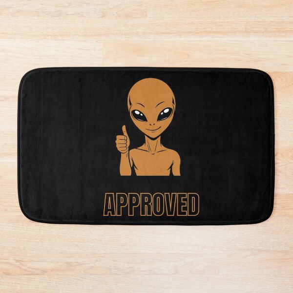 Item preview, ZORGO Signals Bronze Edition – Funny Alien Hand Gesture | Minimalist Space Character Sticker designed and sold by The-Visitors.