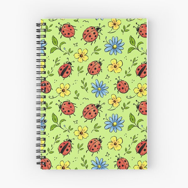 Item preview, Watercolor Green & Blue Ladybug Dance designed and sold by PipermintPress.