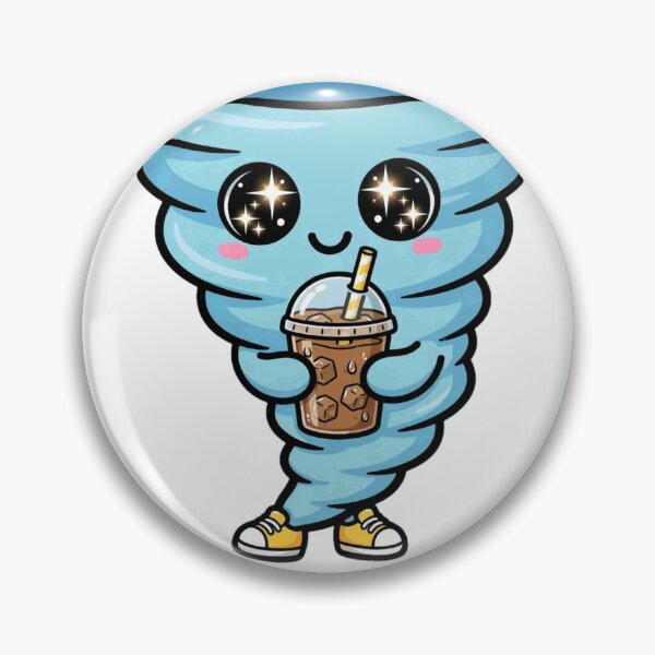 Item preview, Certified Disaster - Cute Tornado Coffee Sticker designed and sold by Petringo.