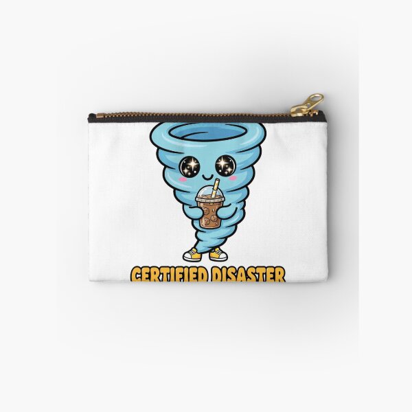 Item preview, Certified Disaster - Cute Tornado Coffee Sticker designed and sold by Petringo.