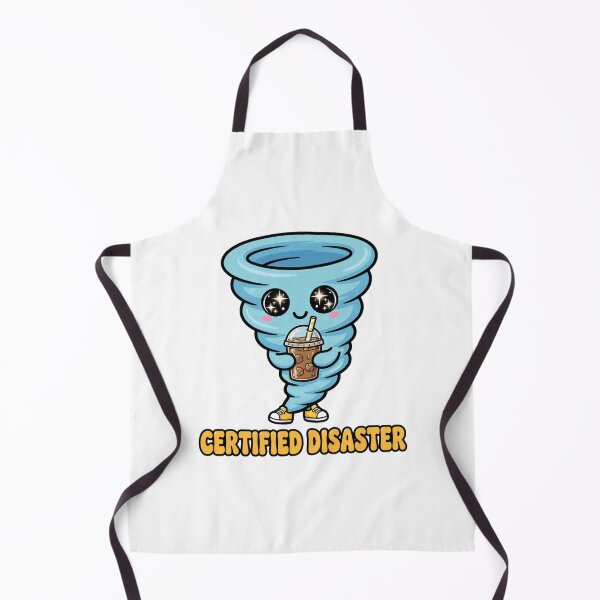 Item preview, Certified Disaster - Cute Tornado Coffee Sticker designed and sold by Petringo.