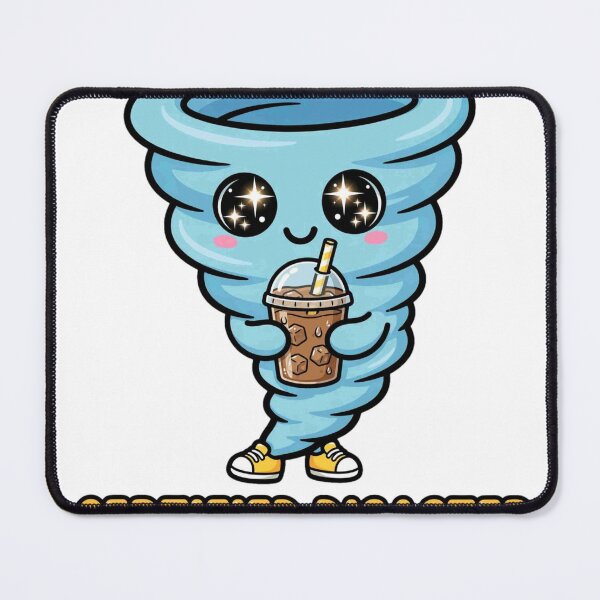 Item preview, Certified Disaster - Cute Tornado Coffee Sticker designed and sold by Petringo.