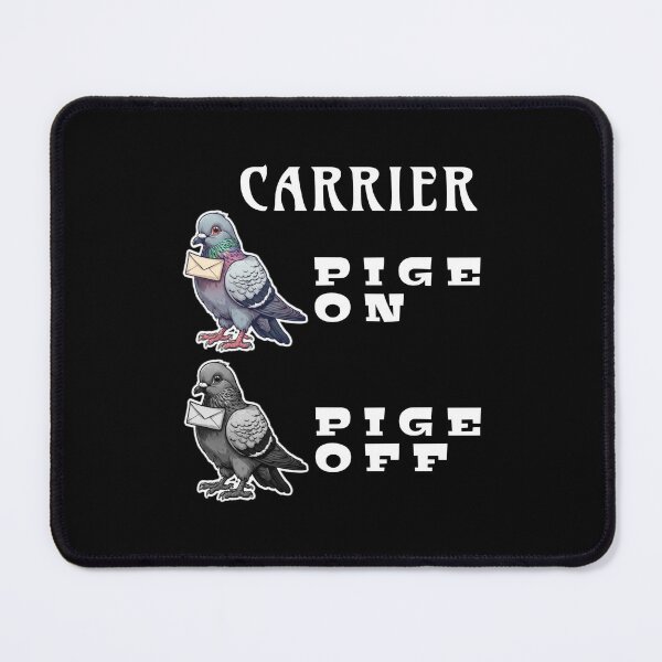 Item preview, Funny Birds quote CARRIER PIGEON PIGEOFF! designed and sold by Giulivo Store Graphic.