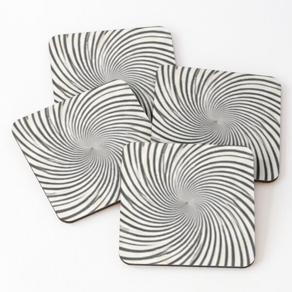 Item preview, Monochrome Spiral Collection|Minimal Optical Illusion designed and sold by designsvetlana1.