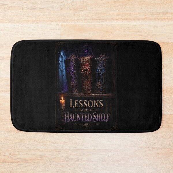 Item preview, Lessons from the Haunted Shelf Gothic Book Poster  designed and sold by Sketchlegacy.