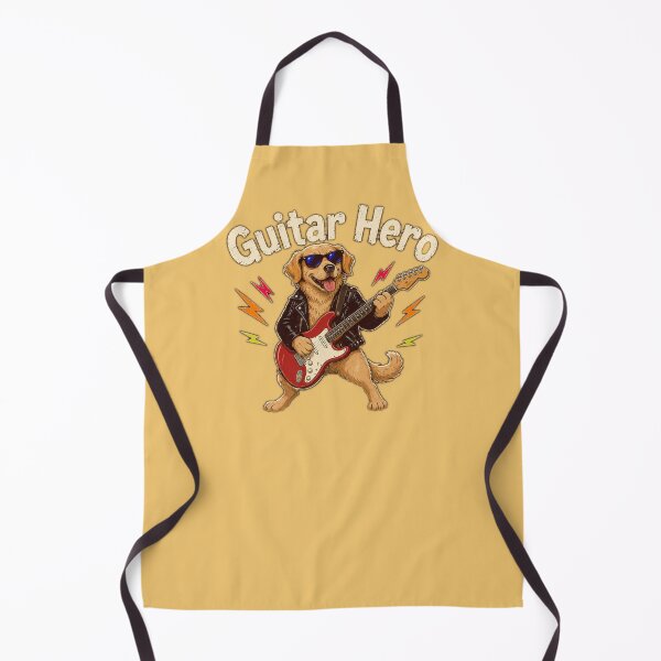 Item preview, Guitar Hero, Dog Lover, Guitar Lover,Golden Retriever Lover designed and sold by Evelashop.