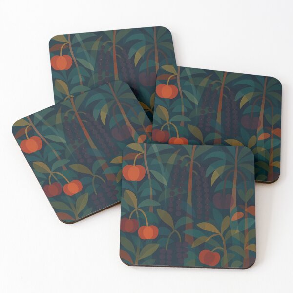 Item preview, Mysterious Rainforest Flush Acerola Acai Abstract  designed and sold by miffd.