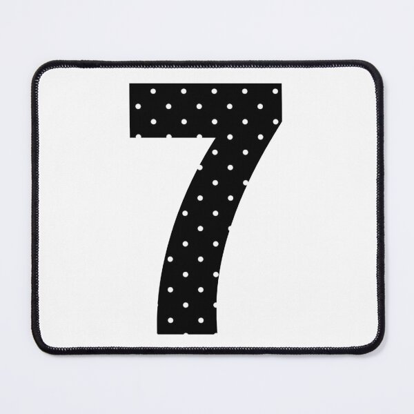 Item preview, Number Seven White Dots designed and sold by uunaa.