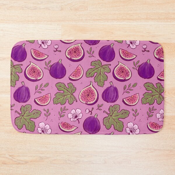 Item preview, Watercolor Purple Figs & Leaves designed and sold by PipermintPress.