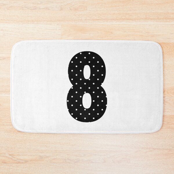 Item preview, Number Eight White Dots  designed and sold by uunaa.