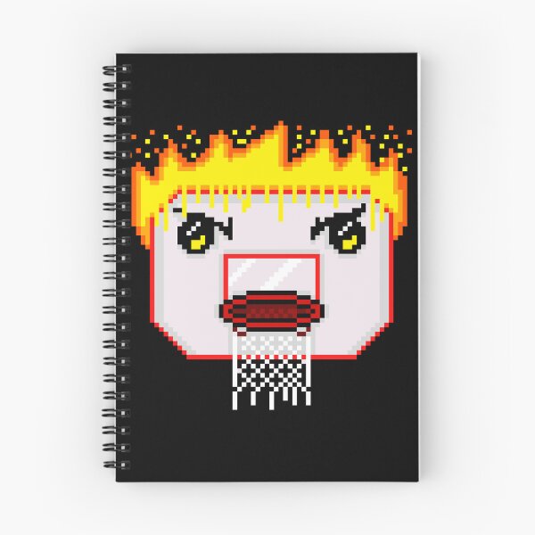 Item preview, Flaming Basketball Hoop Retro designed and sold by RetroRlx.