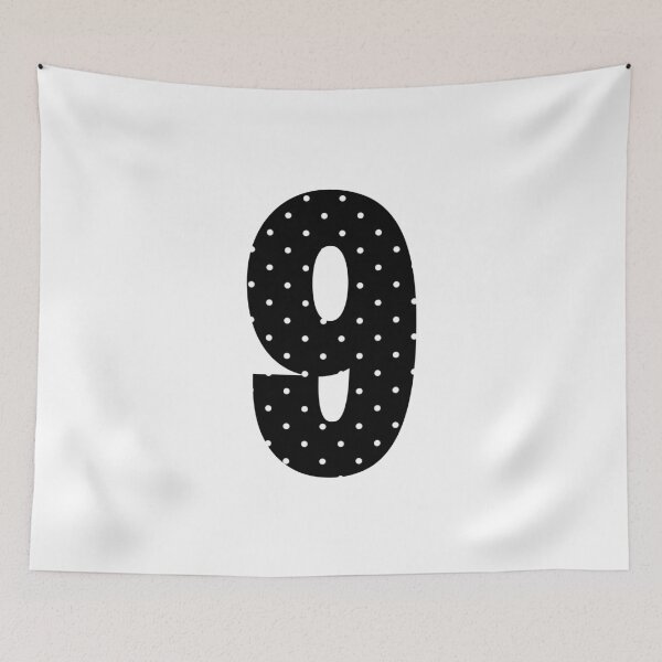 Item preview, Number Nine White Dots  designed and sold by uunaa.
