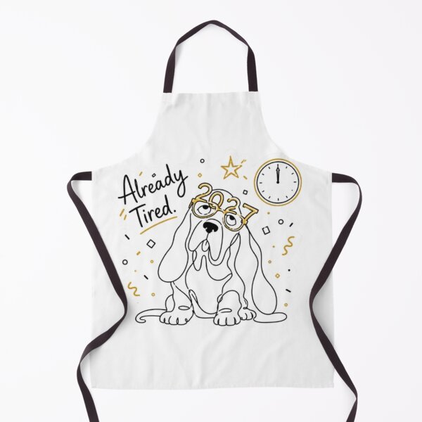 Item preview, Already Tired New Year Dog Design designed and sold by Snurly.